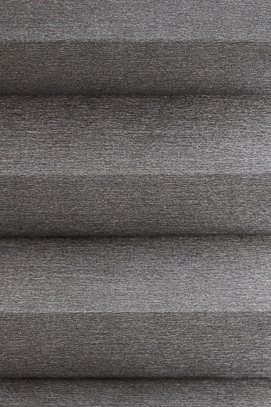 Шторы плиссе гофре сатин 1881 темно-серый